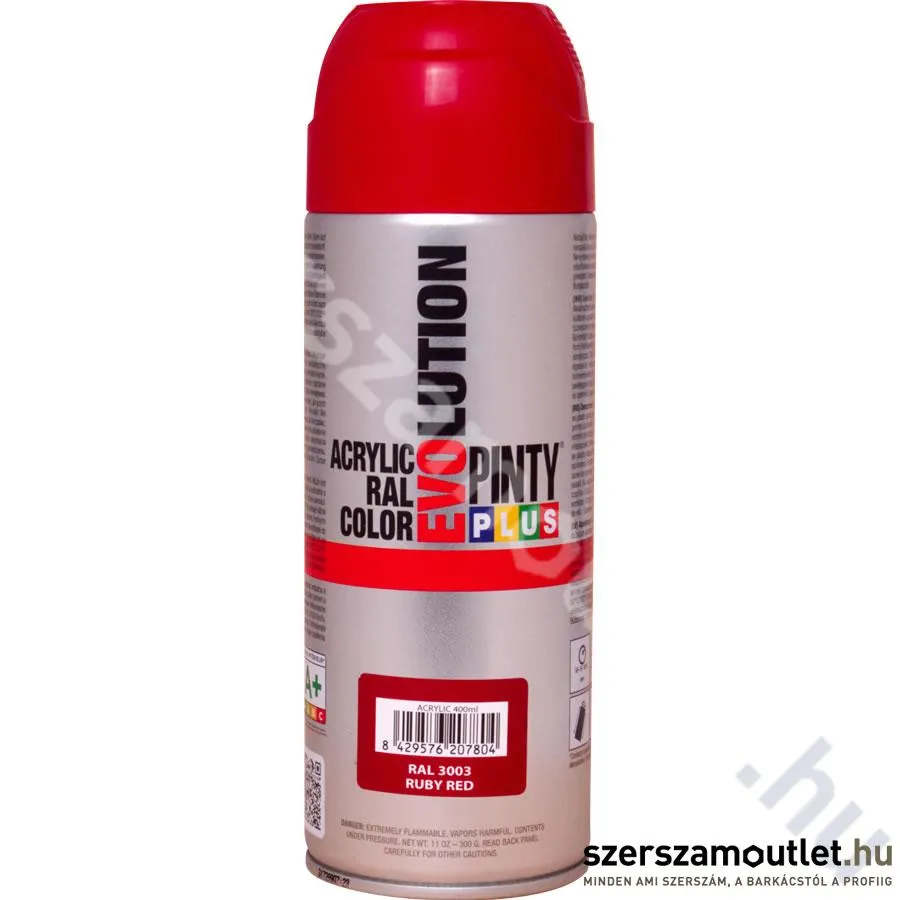 PINTY PLUS EVO Akril spray 400ml, RAL 3003 (Rubinvörös/Ruby red) (629)