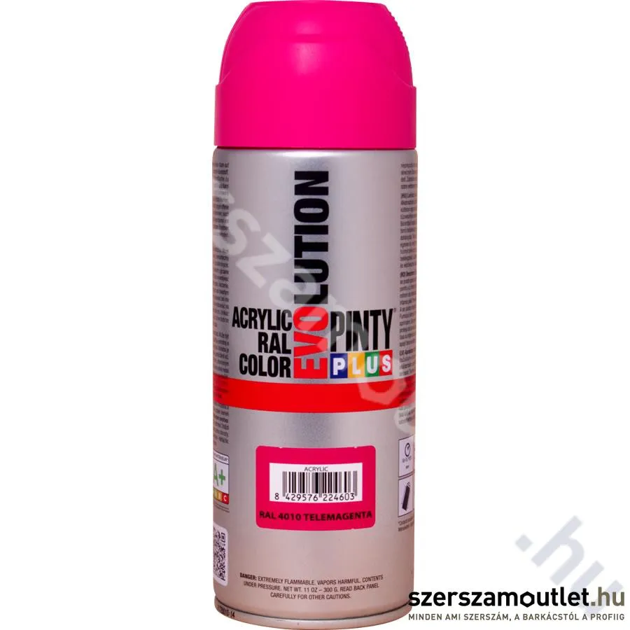 PINTY PLUS EVO Akril spray 400ml, RAL 4010 (Telemagenta/Telemagenta) (547)