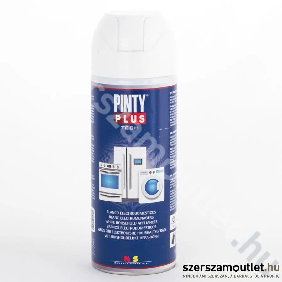 PINTY PLUS Tech Háztartási javító spray 400ml, (Fehér/White) (149)