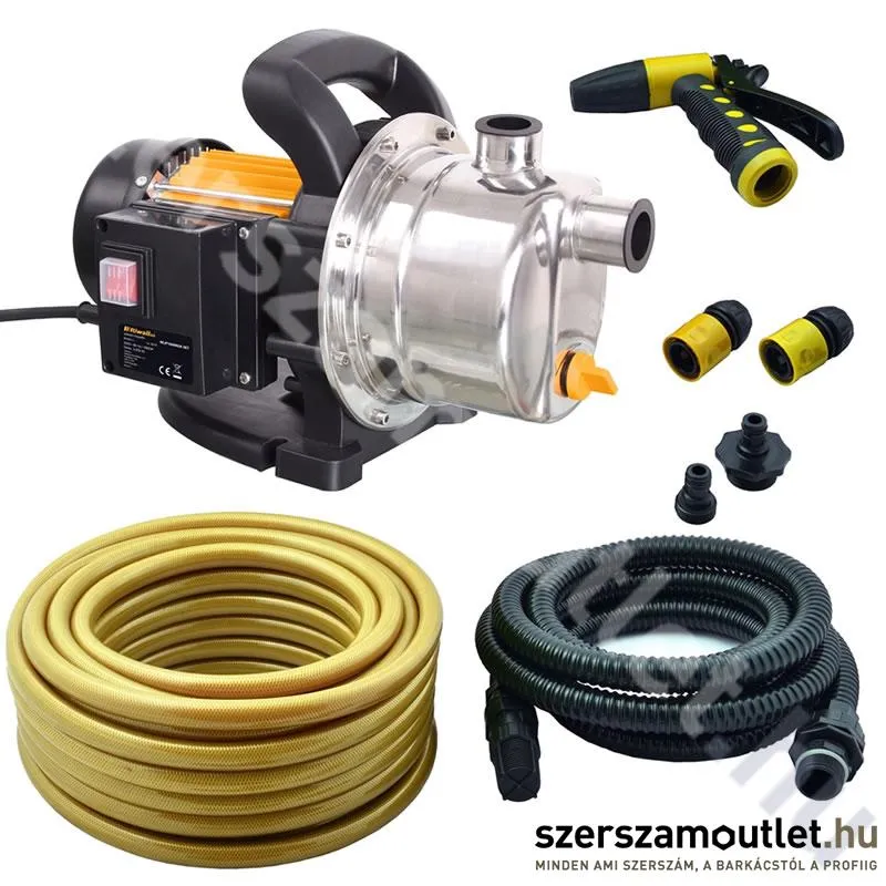 RIWALL REJP 1000 INOX SET Kerti szivattyú + tartozékok 1000W (EP26A2001096B)