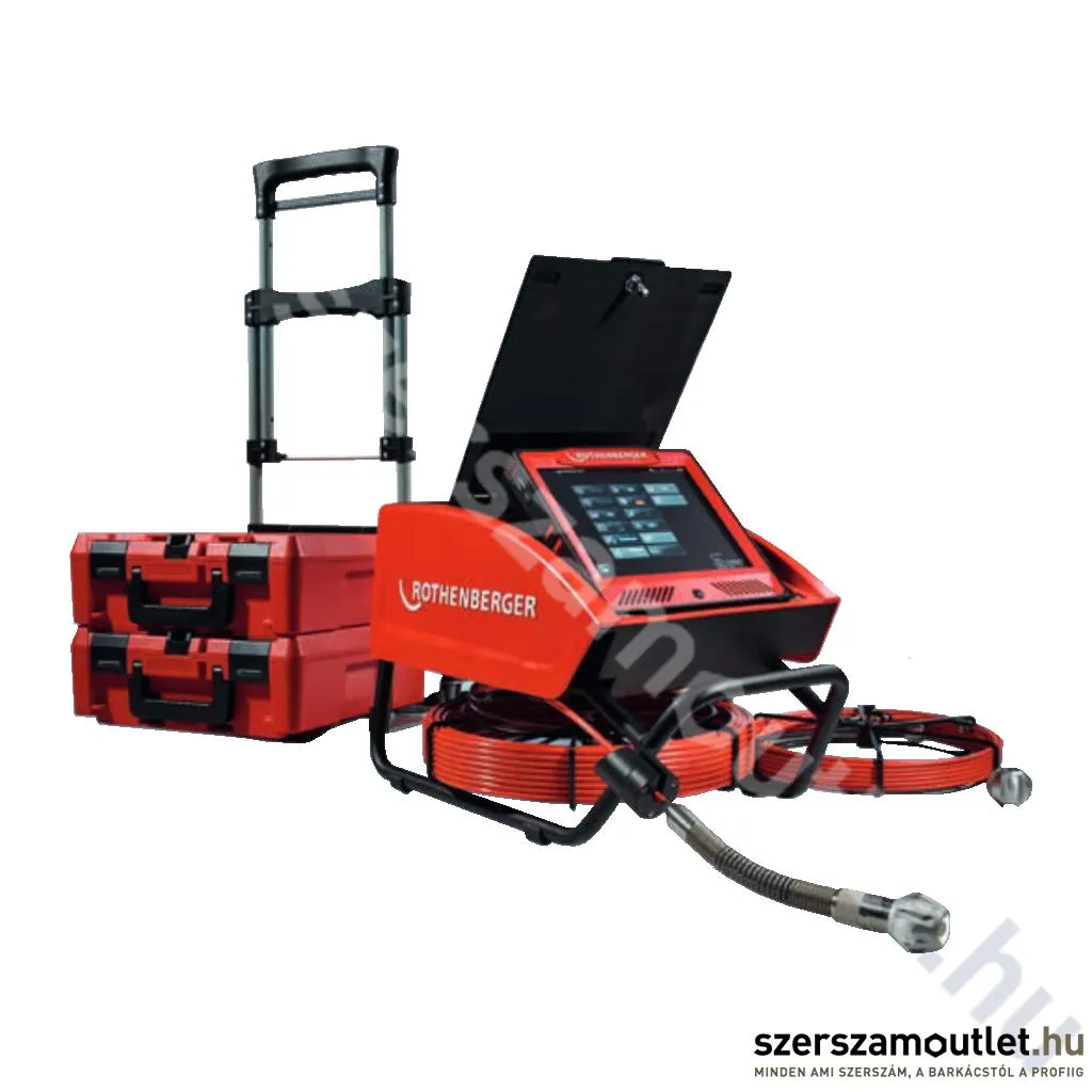 ROTHENBERGER ROCAM 4 Plus csőkamera Ø30mm kamerafej 30m vezeték+Minimodul 16m/25mm kamerafej+ko
