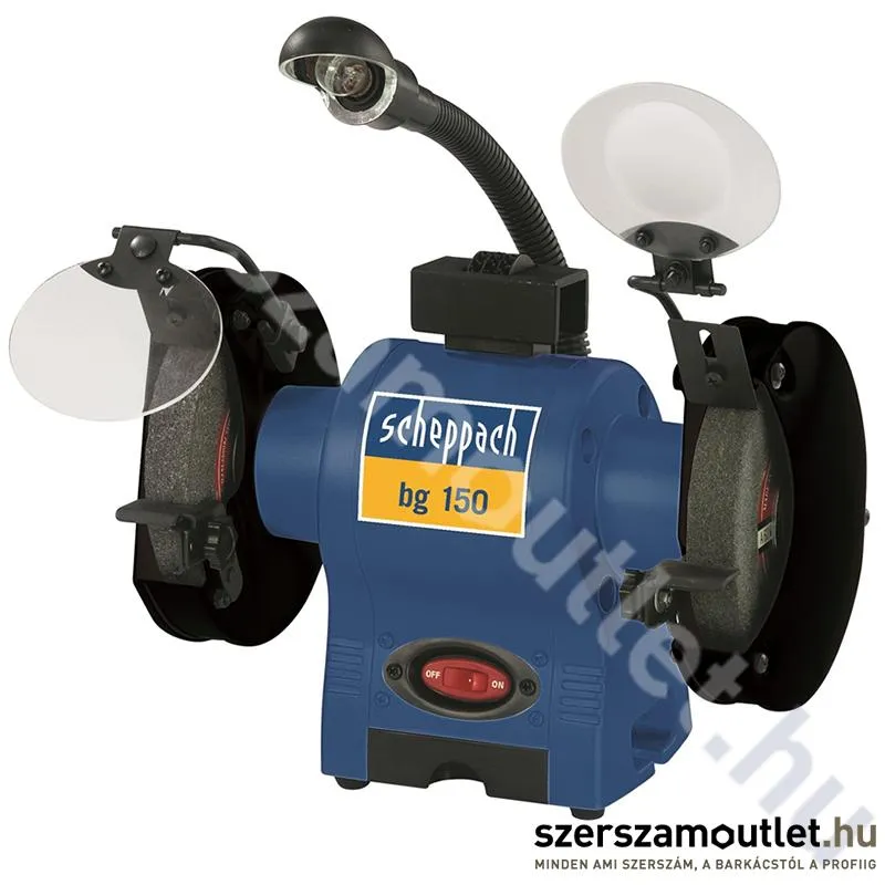 SCHEPPACH BG 150 Kettős köszörű (370W/150mm) (4903104901)