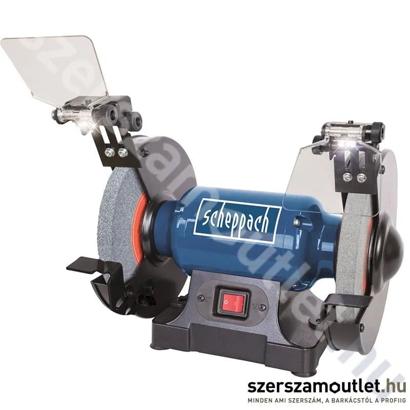 SCHEPPACH SM 200 L Kettős köszörű LED (500W/200mm) (5903109901)