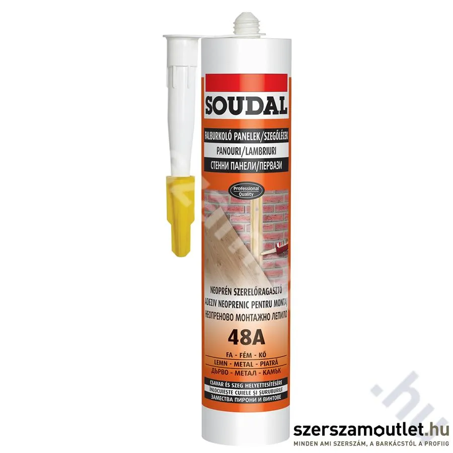 SOUDAL 48A Neoprén szerelőragasztó 280ml (103221)