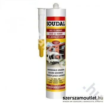 SOUDAL Univerzális szilikon transparens 280ml (103230)