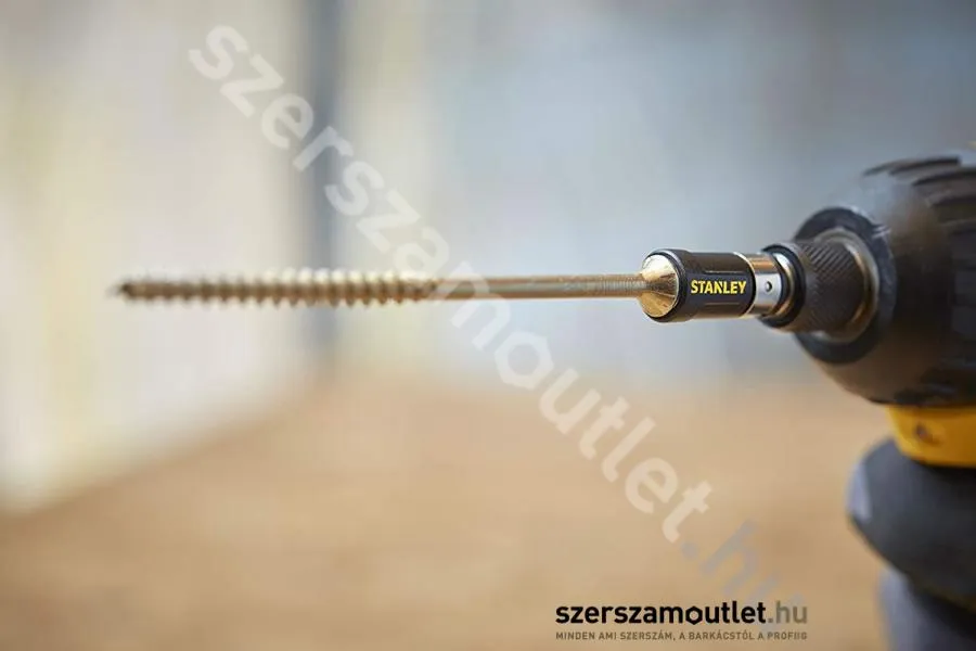 STANLEY SFM 10 részes 50mm Torsion TORX bit készlet + mágneses csavarrögzítő (STA88566-XJ)