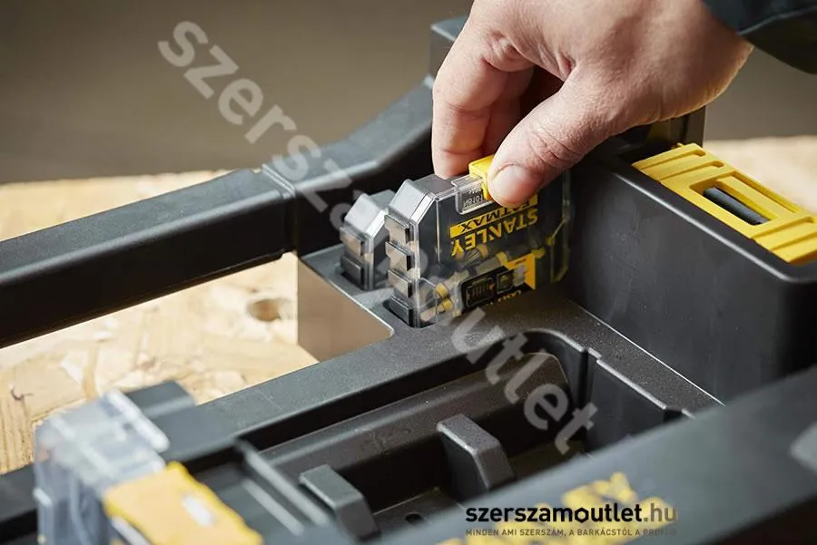 STANLEY SFM 10 részes 50mm Torsion TORX bit készlet + mágneses csavarrögzítő (STA88566-XJ)