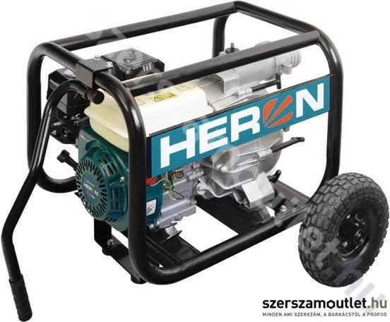 HERON EMPH-80W Benzinmotoros zagyszivattyú, 78m3/ó, 2.6bar