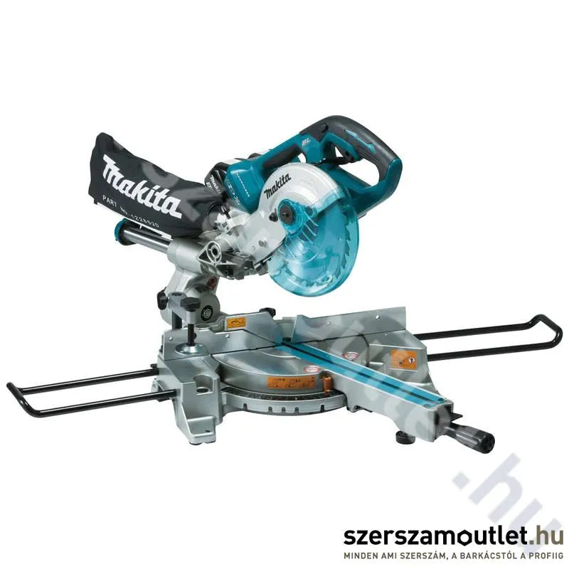 MAKITA DLS714NZ Akkus szénkefementes csúszósínes gérvágó (18V/190mm) (Akku és töltő nélkül!)