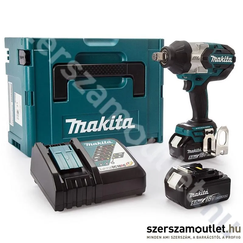 MAKITA DTW1001RTJ Akkus szénkefementes ütvecsavarozó 3/4