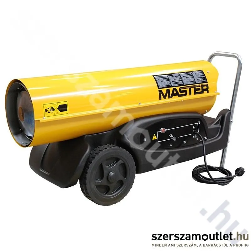 MASTER B180 Gázolaj üzemű hőlégfúvó, fűtőberendezés, magas nyomású, kémény nélküli (48kW)