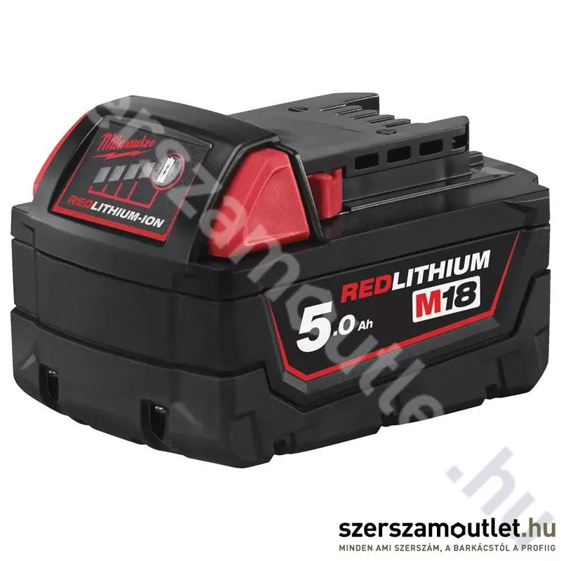 MILWAUKEE M18 B5 Akkumulátor 5,0Ah/18V Li-ion (4932430483)