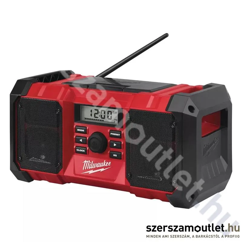 MILWAUKEE M18 JSR-0 Építőipari akkus rádió (18V) (Akku és töltő nélkül!) (4933451250)