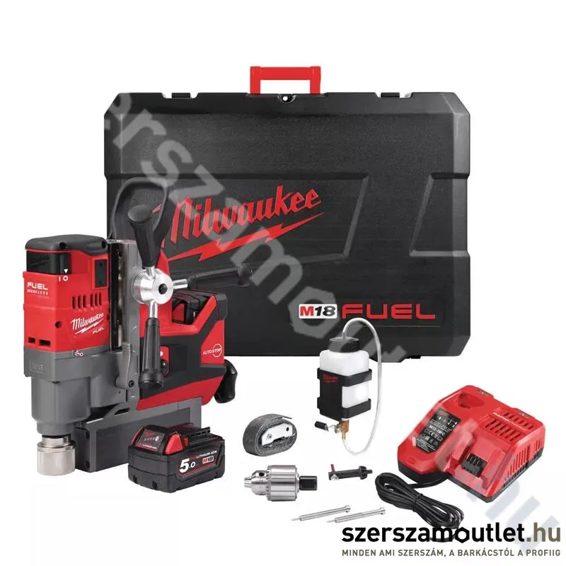 MILWAUKEE M18 FMDP-502C Akkus mágnestalpas fúrógép (2x5,0Ah/18V) (4933451012)