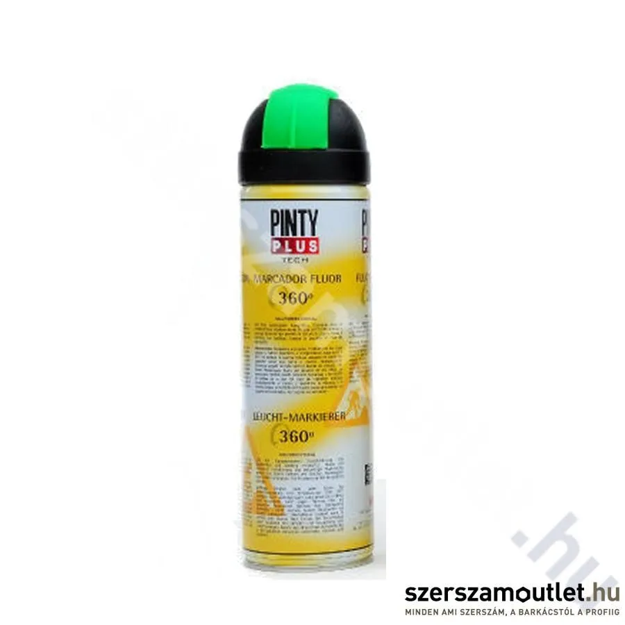 PINTY PLUS T136 Tech Jelölő spray 500ml, RAL 6027 (Világoszöld/Light green) (253)