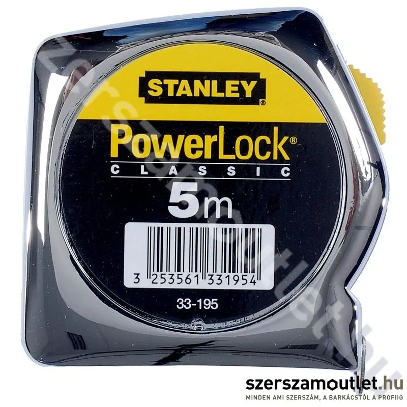 STANLEY PowerLock mérőszalag 5m x 25mm (1-33-195)