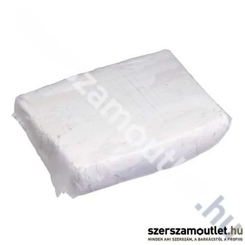 Fehér géprongy / törlőkendő 5kg/csom (Fehér trikó/törtfehér)
