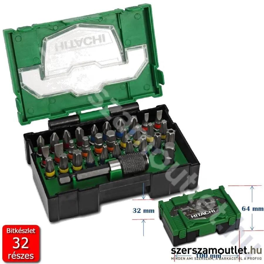 HIKOKI 32 részes bit készlet (40030019)