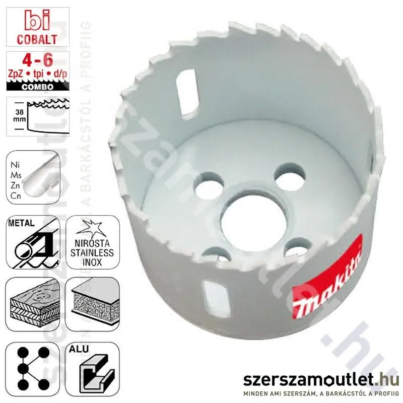 MAKITA Bi-metal körkivágó 114mm