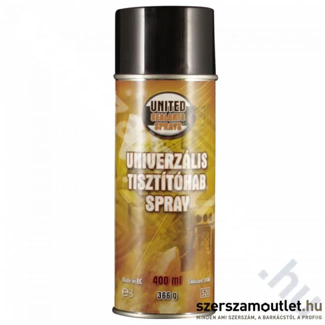 UNITED SEALANTS Univerzális tísztitóhab spray 400ml (US5180)