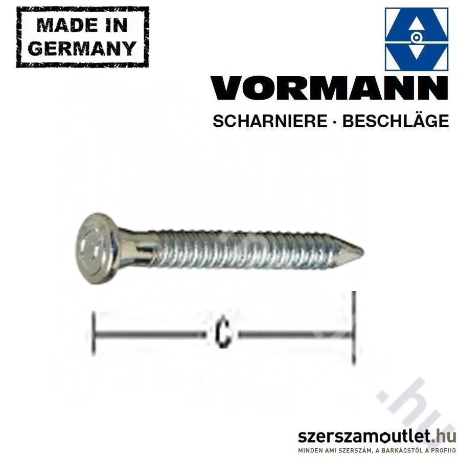 VORMANN Bordásszeg 4x40mm 250db/cs. (71988)