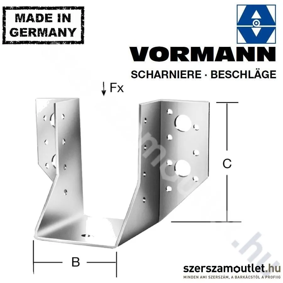 VORMANN Gerendatartó 50x100mm (70971)