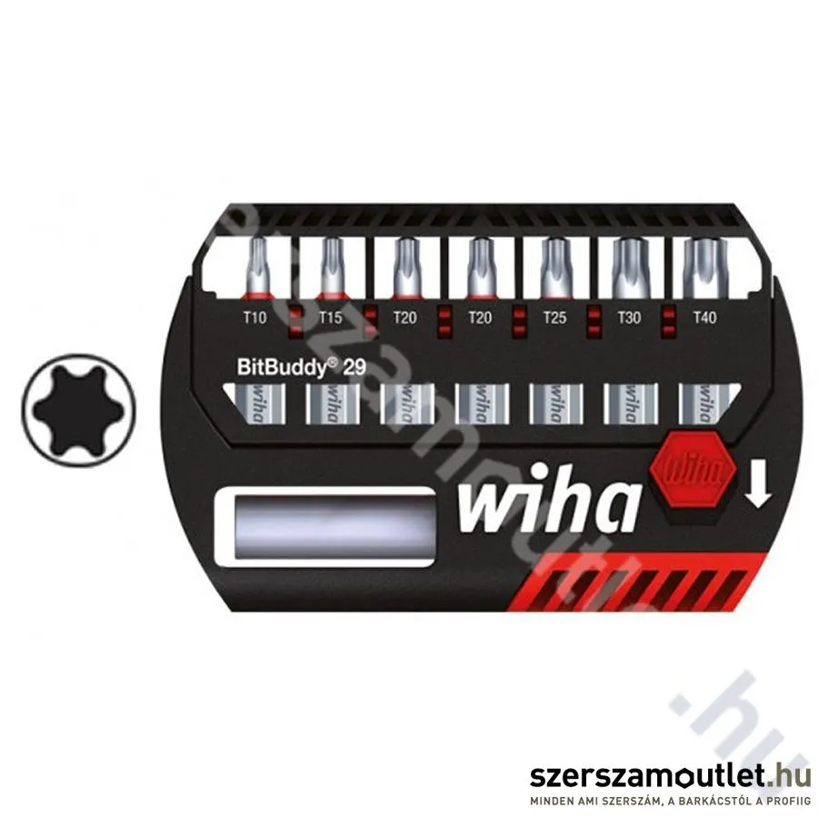 WIHA BitBuddy29 MaxxTor bit készlet 8 részes TORX T10-T40 (7945-505/36920)