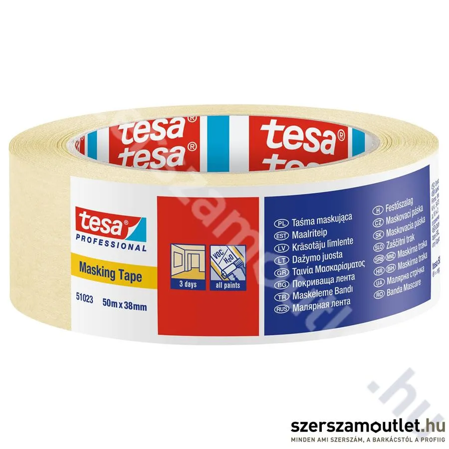 TESA 51023-00003 festőszalag economy 50mx38mm