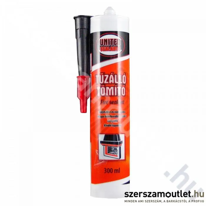 UNITED SEALANTS Tűzálló tömítő 300ml (kályhatömítő) (US2020)