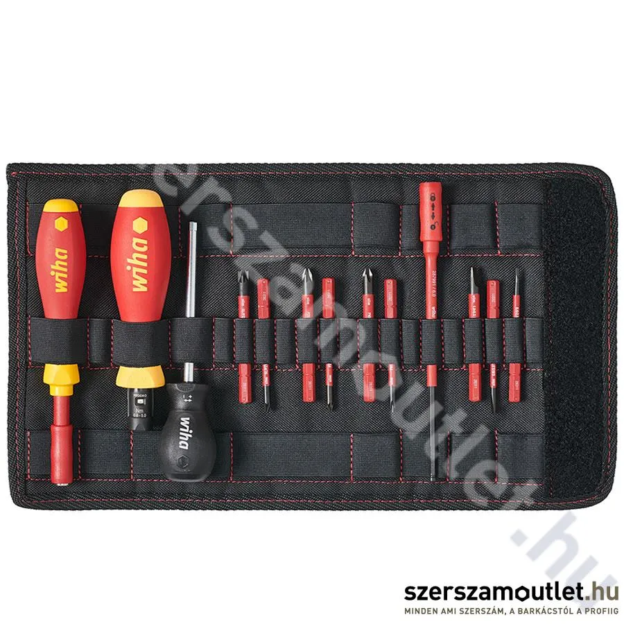 WIHA Slim Selection VDE nyomaték csavarhúzó készlet 13r. SL+PH+PZ 0,8-5,0Nm (040302-0169)