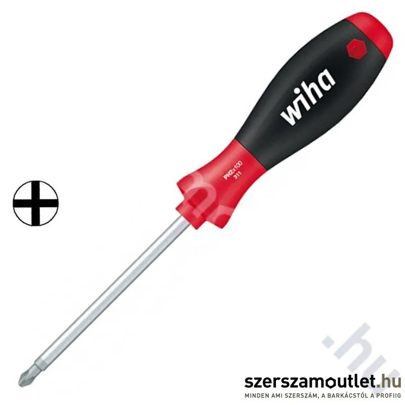 WIHA SoftFinish Phillips csavarhúzó PH2x200 (311/00760)