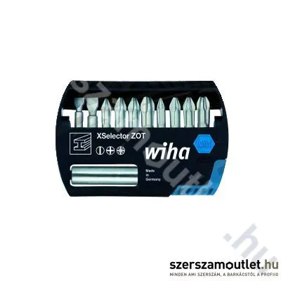 WIHA XSelector ZOT Torsion bit készlet 11r. SL+PH+PZ akasztós övcsipesszel (SB7944-045/No.27004)