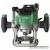 HIKOKI M3612DA-BASIC Akkus felsőmaró szénkefementes (6/8/12mm) MULTI VOLT(36V) (Akku, töltő nélkül!)