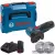 BOSCH GWS 12V-76 Akkus sarokcsiszoló szénkefementes, L-Boxxban (2x3,0Ah/12V) (06019F200B)