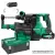 HIKOKI DH3628DC-WEZ Akkus fúró-vésőkalapács porelszívó, HITBOX (2x2,5Ah/36V) MULTI VOLT(36V)