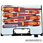 EXTOL Szigetelt Csavarhúzó készlet 7 részes (1000V) (SL+PH) (53087)
