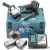 MAKITA DGA511RTJ Akkus szénkefementes fordulatszabályzós sarokcsiszoló 125mm (2x5,0Ah/18V)