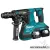 MAKITA DHR283T2JU Akkus fúró-vésőkalapács MAKPAC kofferben (2x18V/5,0Ah)