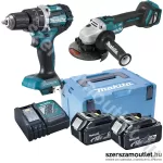 MAKITA DLX2272TJ Akkus gépszett DHP484Z+DGA513Z (2x5,0Ah/18V)